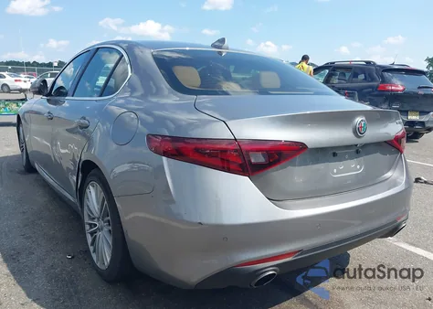 2018 Alfa Romeo Giulia Ti Lusso Rwd from USA, damaged, VIN ZARFAECN0J7565844